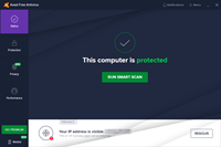 Avast Free Antivirus 21.4.6266 screenshot