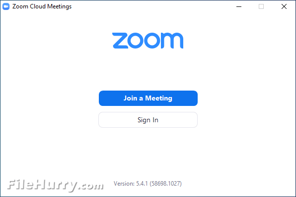 Zoom Meetings 5.6.6 screenshot 1